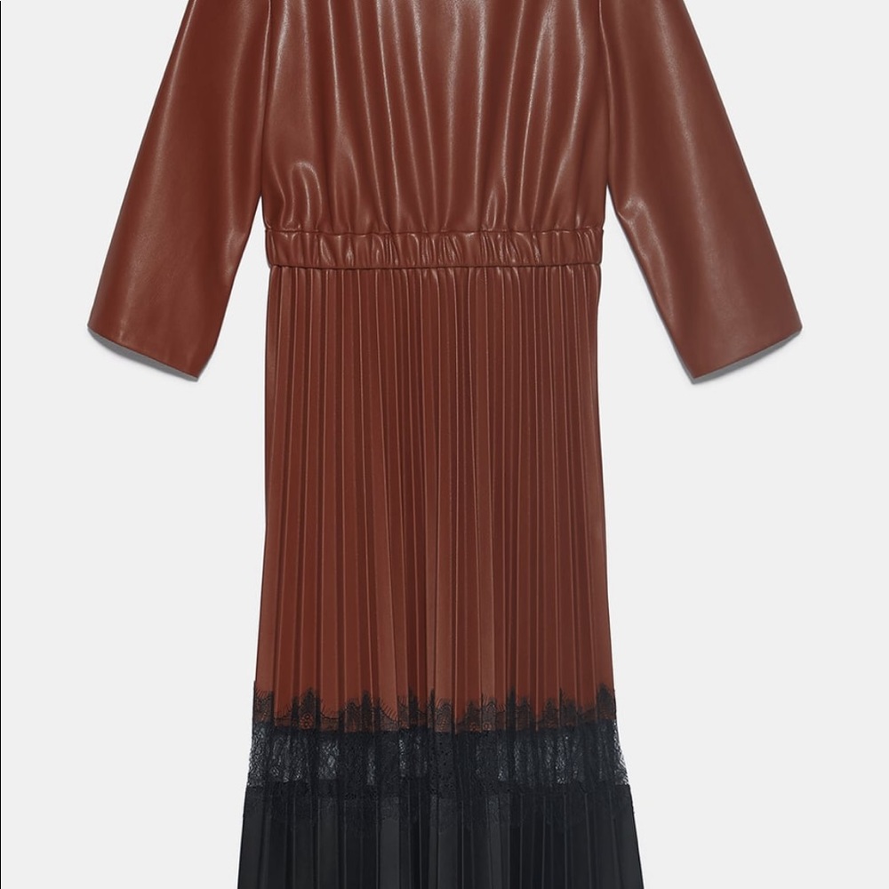 New Zara brown dress M - Picture 6 of 6